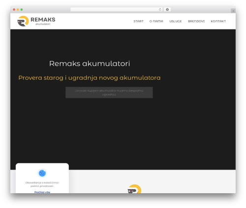 RMX Theme theme WordPress - remaks-akumulatori.rs