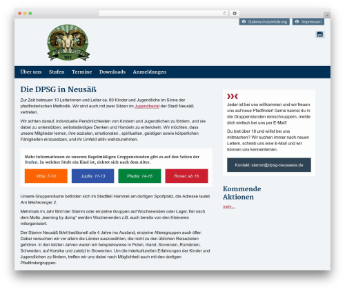 Theme WordPress DPSG | Wordpress | 2.4 - dpsg-neusaess.de