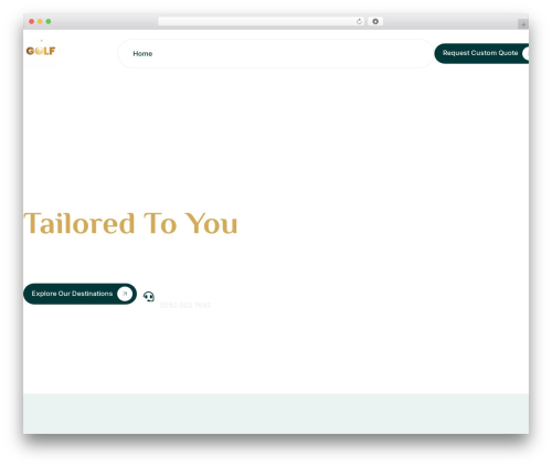 Wetravel widgets WordPress plugin - greatdaysgolftravel.com