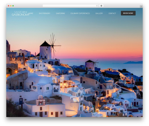 Theme WordPress marinet - santorinigastronomy.com
