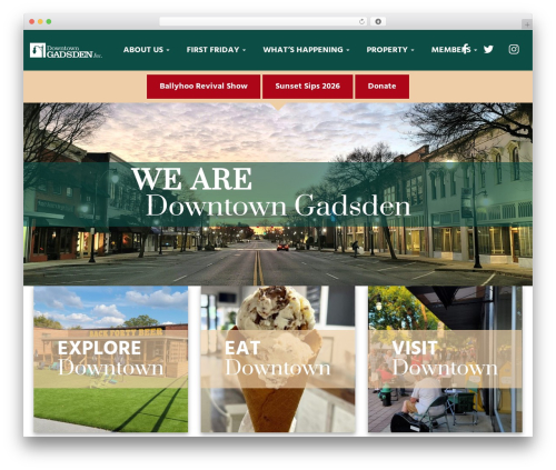 Events and bookings WordPress plugin - downtowngadsden.com