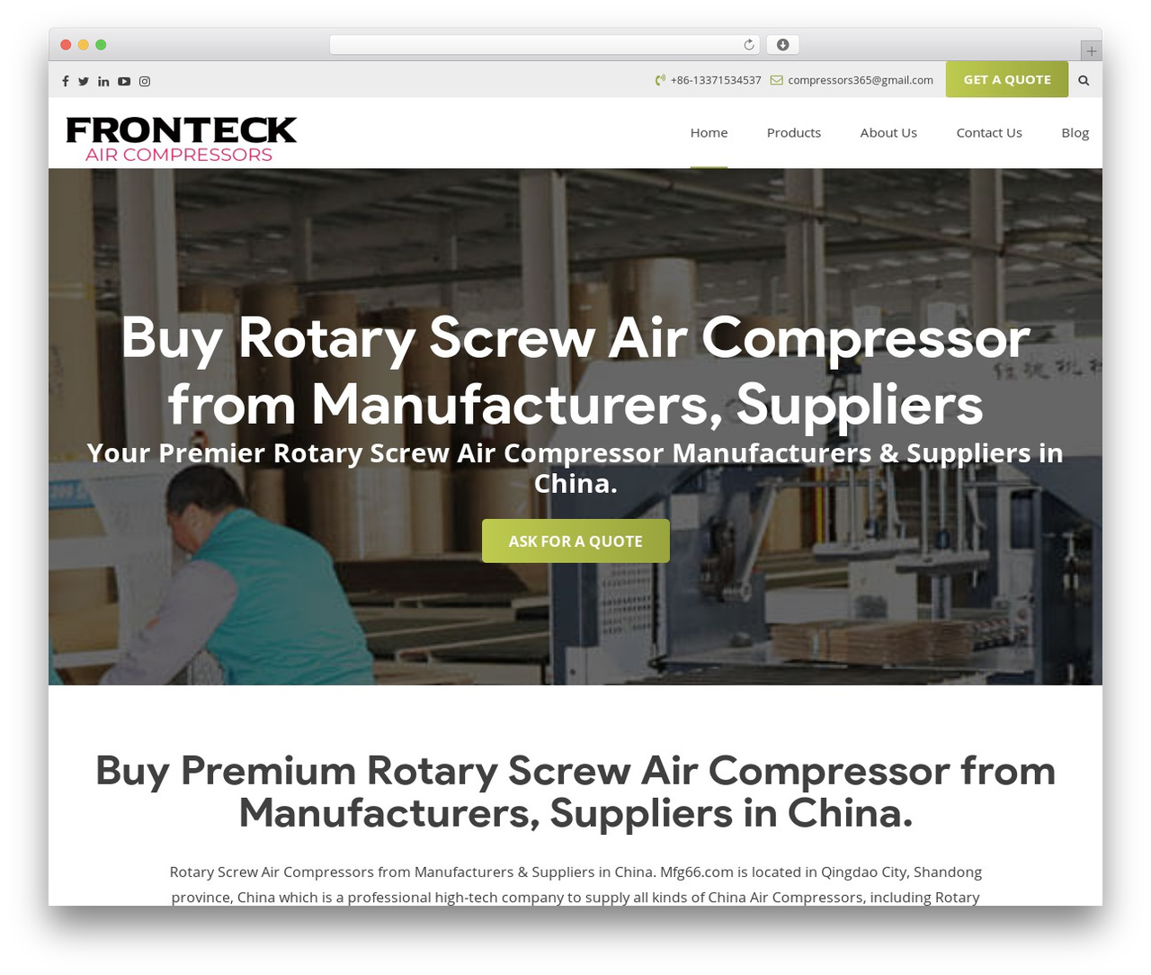 WordPress theme Custom Theme - mfg66.com