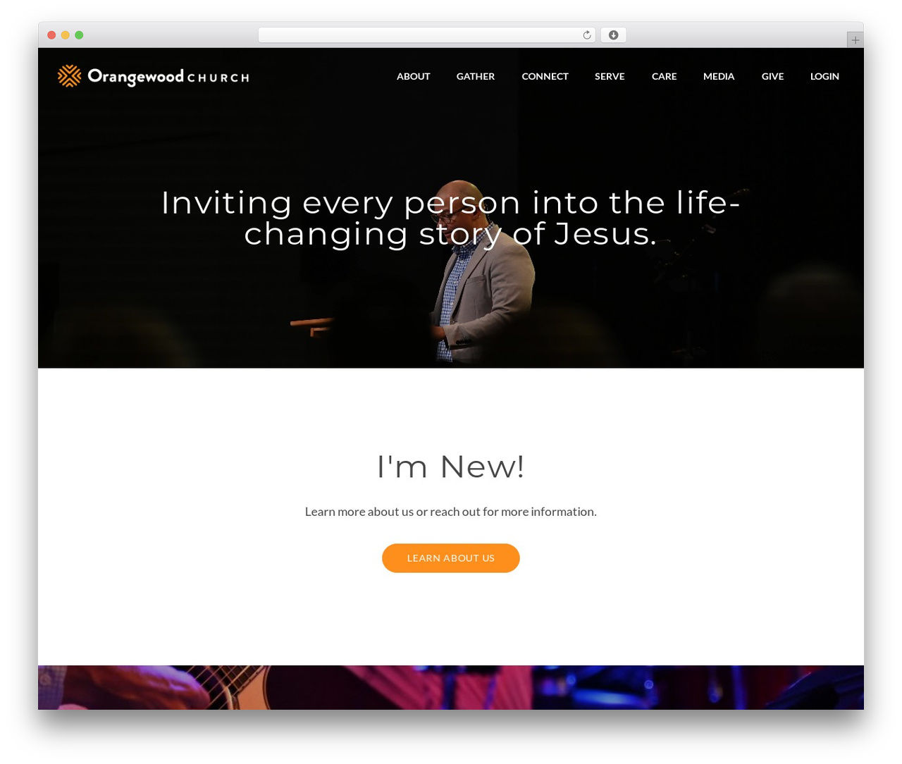 WordPress theme Light & Clean - orangewood.org