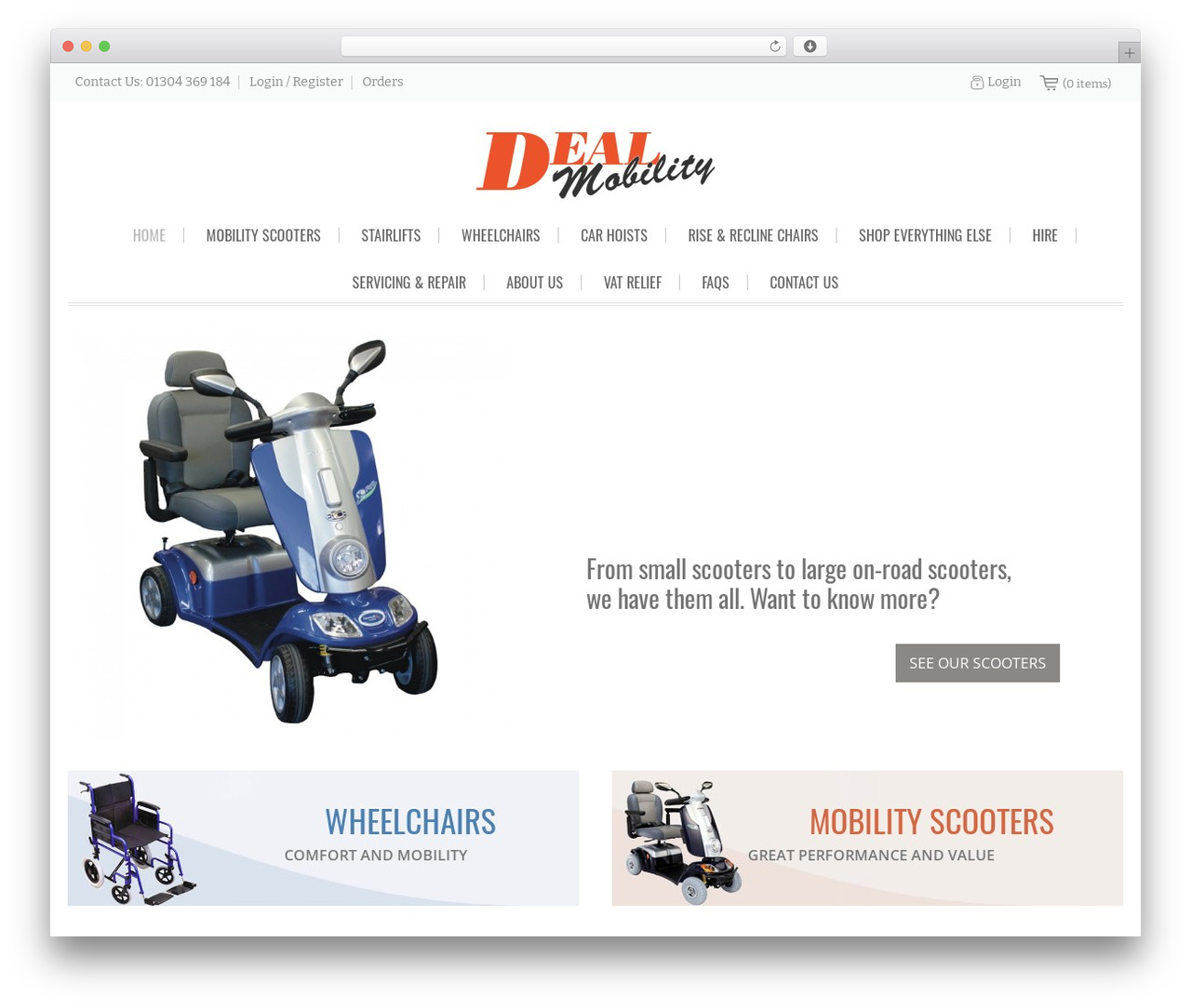 WordPress theme Minimal - dealmobility.co.uk