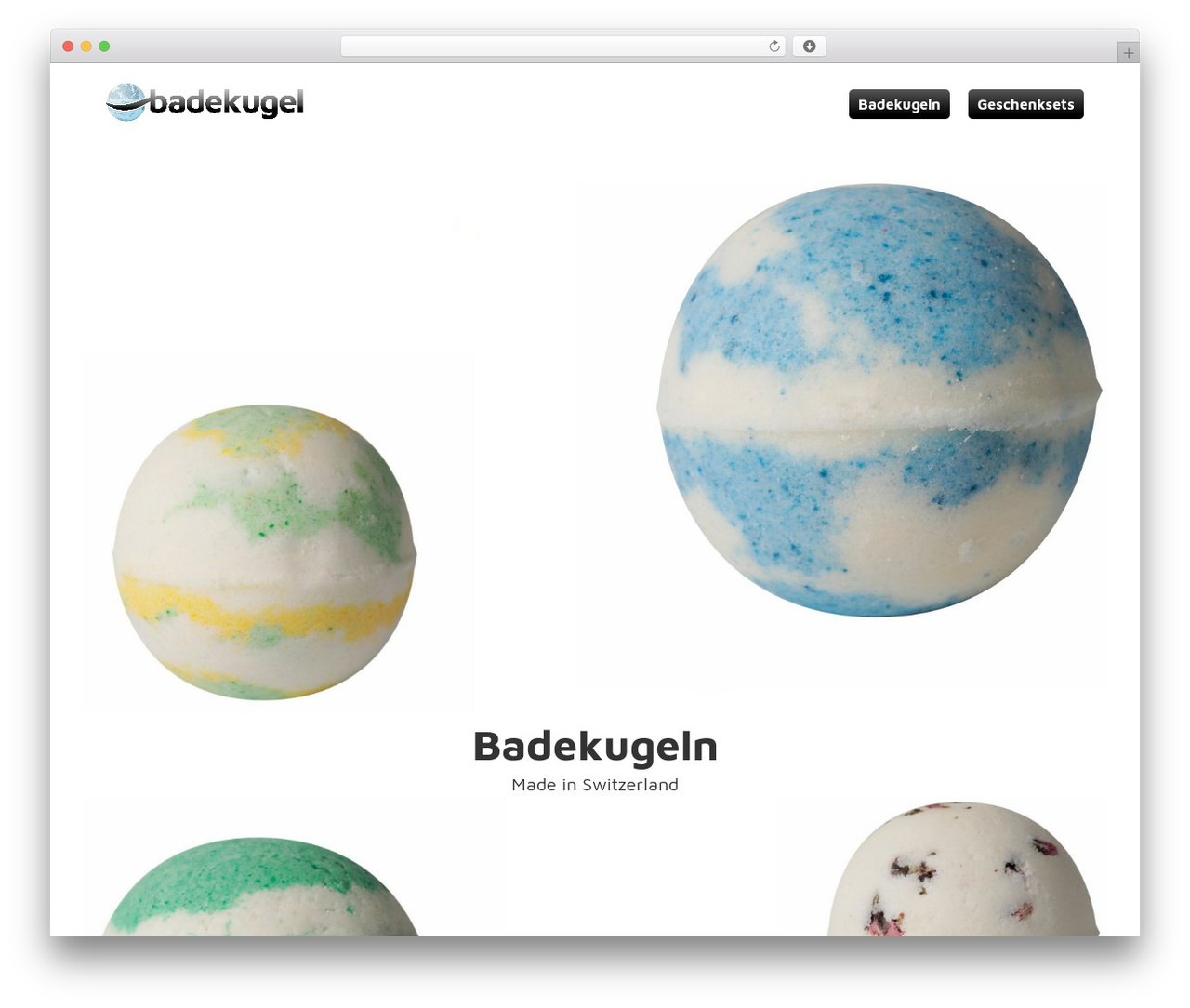 agenturTHEME WordPress theme - badekugel.ch
