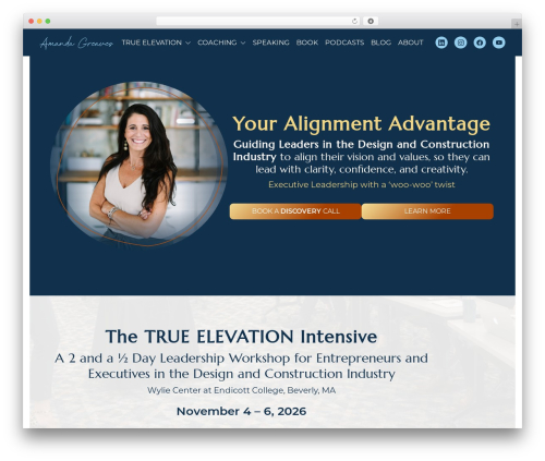 AppStudio 2.0 WordPress theme - amandagreaves.com
