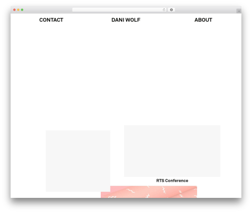 Best WordPress theme Barebones - daniwolf.com