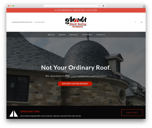 builder69 WordPress theme - glandtroofing.com