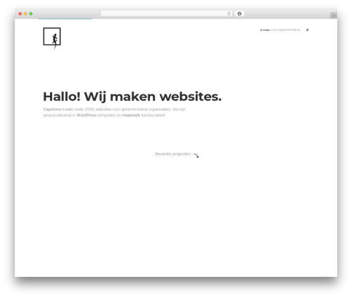 Capstone top WordPress theme - capstone.nl