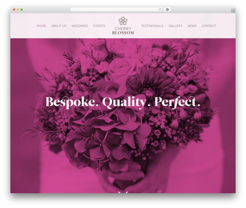 Cherry WordPress theme - flowersbycherryblossom.co.uk