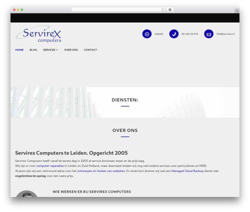 ComRepair WordPress website theme - servirex.nl