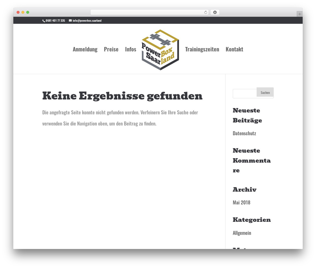 Divi theme WordPress - powerbox.saarland
