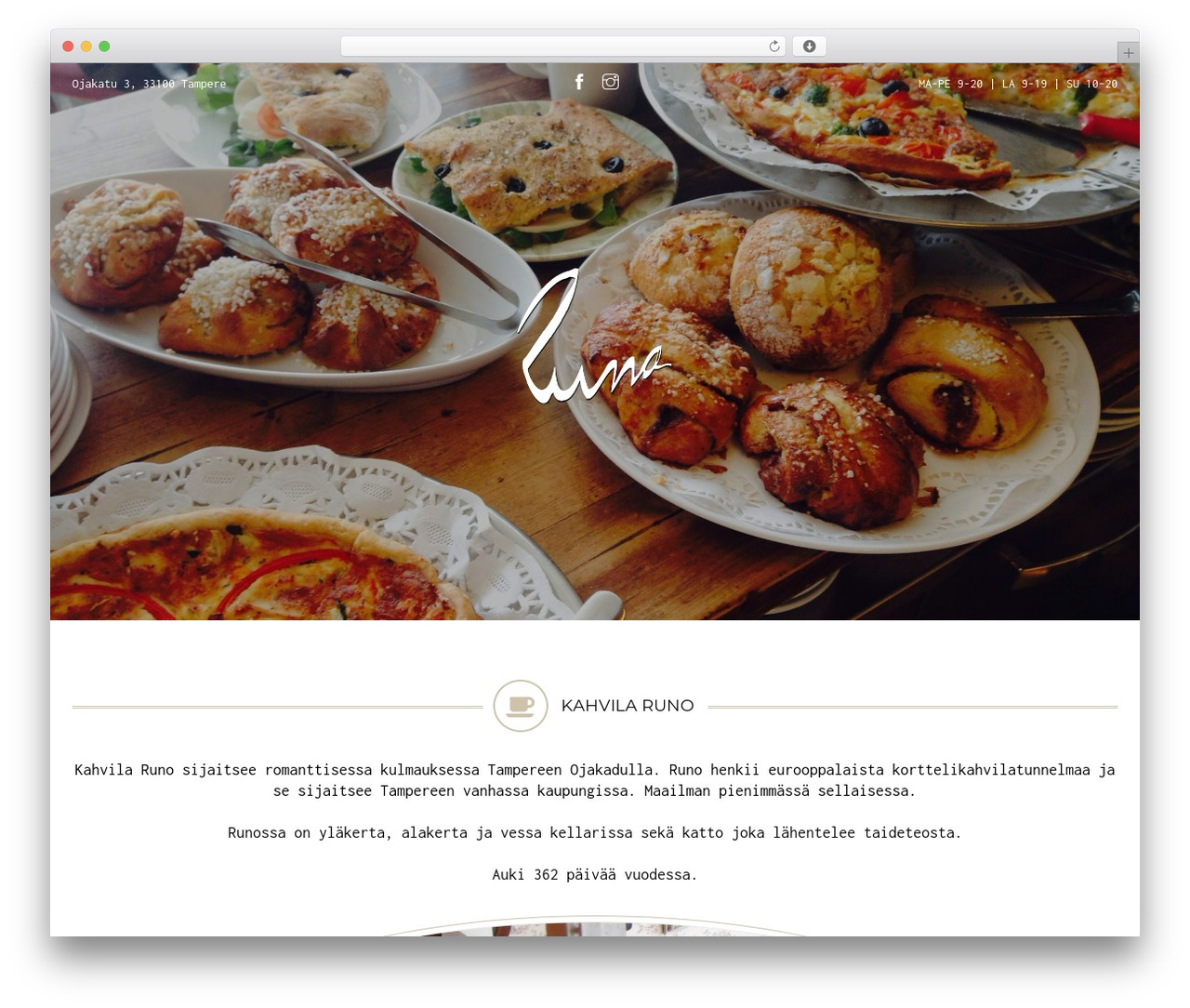 Padre WordPress theme - kahvilaruno.fi Padre WordPress theme - kahvilaruno.fi