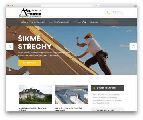 Theme WordPress Cornerstone - technihor.cz