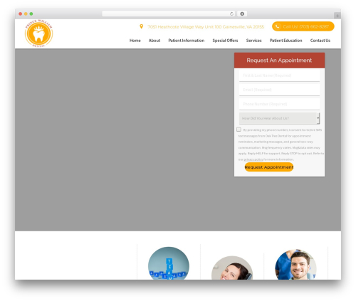 Theme WordPress DoctorGenius Framework - princewilliamdental.com