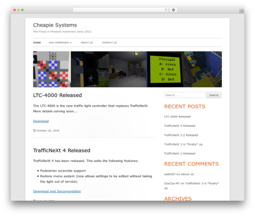 Tiny Framework WordPress theme - cheapiesystems.com Tiny Framework WordPress theme - cheapiesystems.com