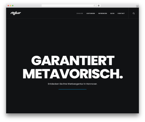Uncode js_composer WordPress plugin - metavor.de