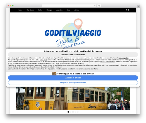 WordPress theme Writee - goditilviaggio.org