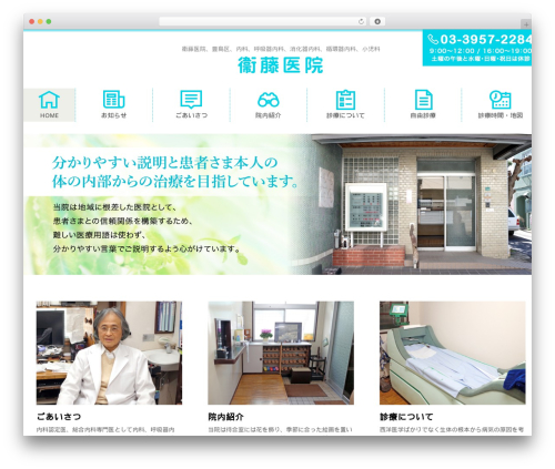 WordPress theme お医者さんテーマ（ポピュラー） - etou-iin.com