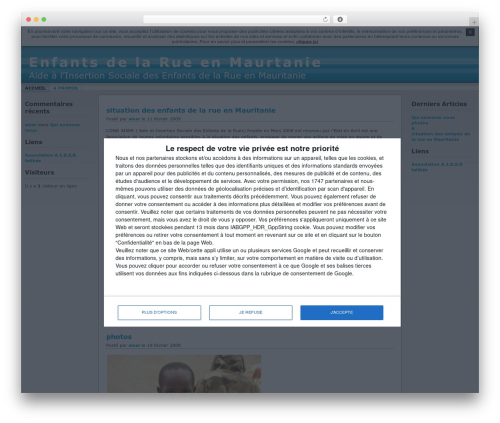 WordPress theme Andreas - aiser.unblog.fr