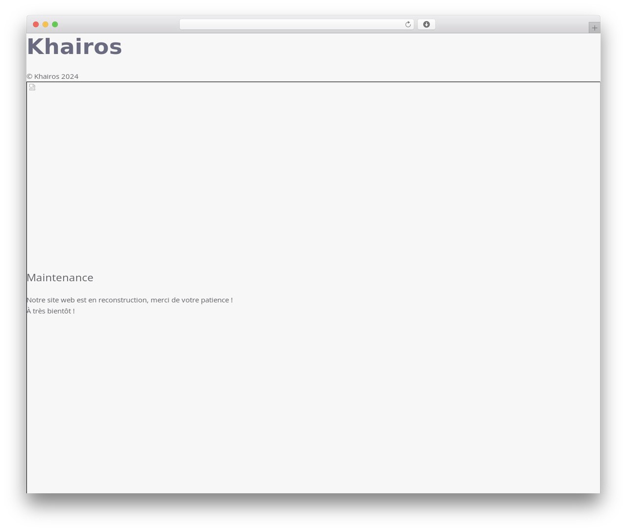 WordPress theme Rocket - khairos.fr