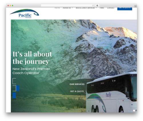 WordPress theme Total - pacifictourways.co.nz
