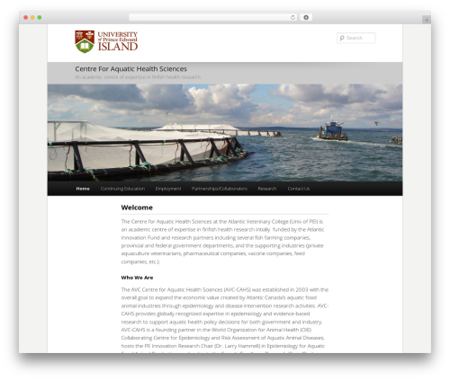 Twitter blackbird pie WordPress plugin - cahs.upei.ca