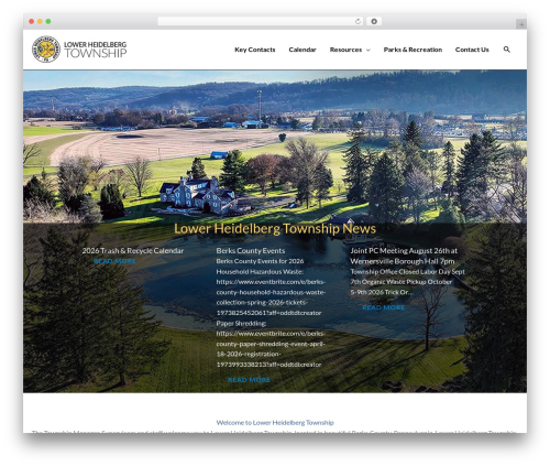 Astra WordPress theme - lowerheidelbergtownship.org