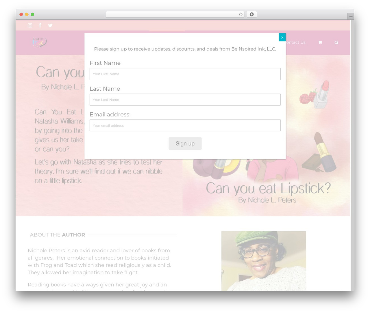 Avada WordPress theme - benspiredink.com Avada WordPress theme - benspiredink.com