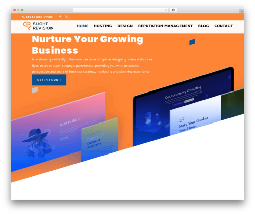 Best WordPress theme Divi - slightrevision.com