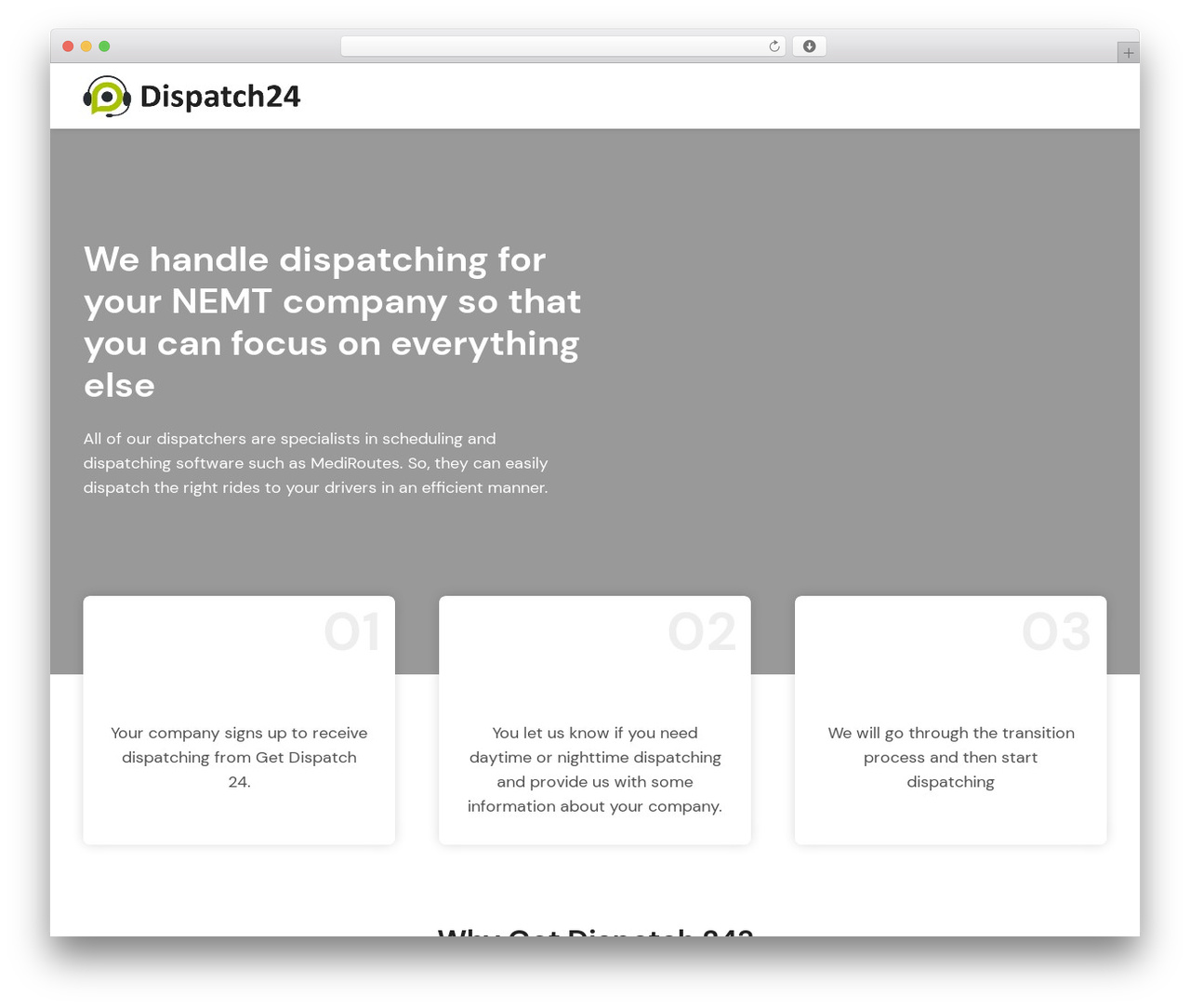 Best WordPress theme GetDispatch24 Theme - getdispatch24.com