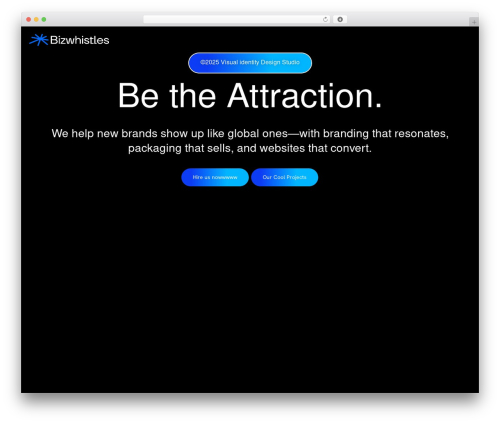 Btext theme WordPress - bizwhistles.com