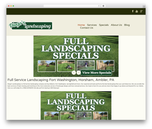 cherry WordPress theme - diegoslandscapingamblerpa.com