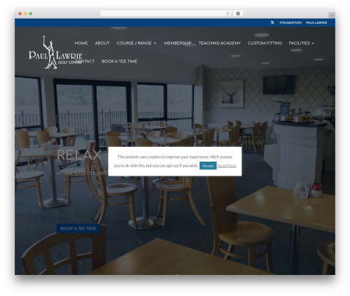Divi WordPress theme - paullawriegolfcentre.co.uk