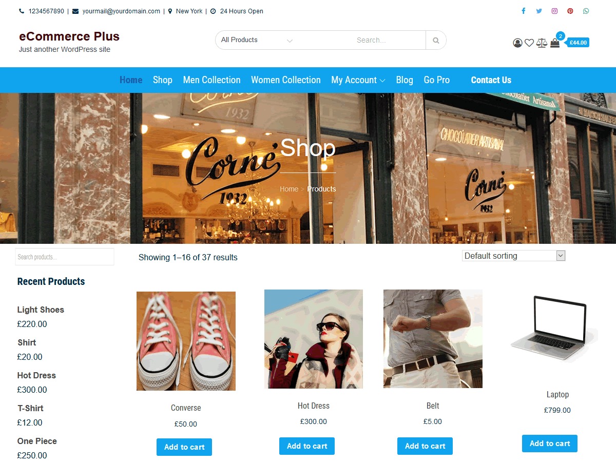 Fast Storefront WordPress ecommerce theme by ceylonthemes