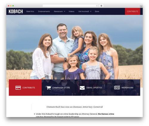 FrontRunner WP theme - kriskobach.com