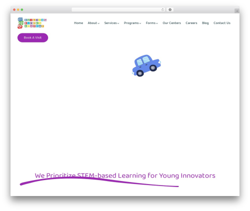Knirpse WordPress website theme - buildingblocksacademy.net
