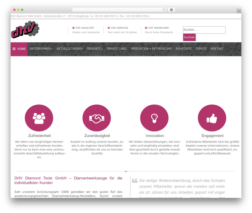 Modell4 WordPress theme - dhv-hilk.de