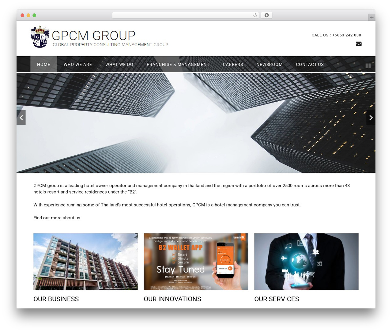 Panoramic theme WordPress - gpcmgroup.com