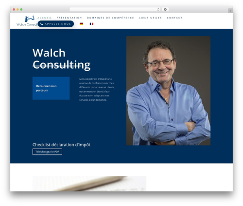 Theme WordPress Divi - walch.ch
