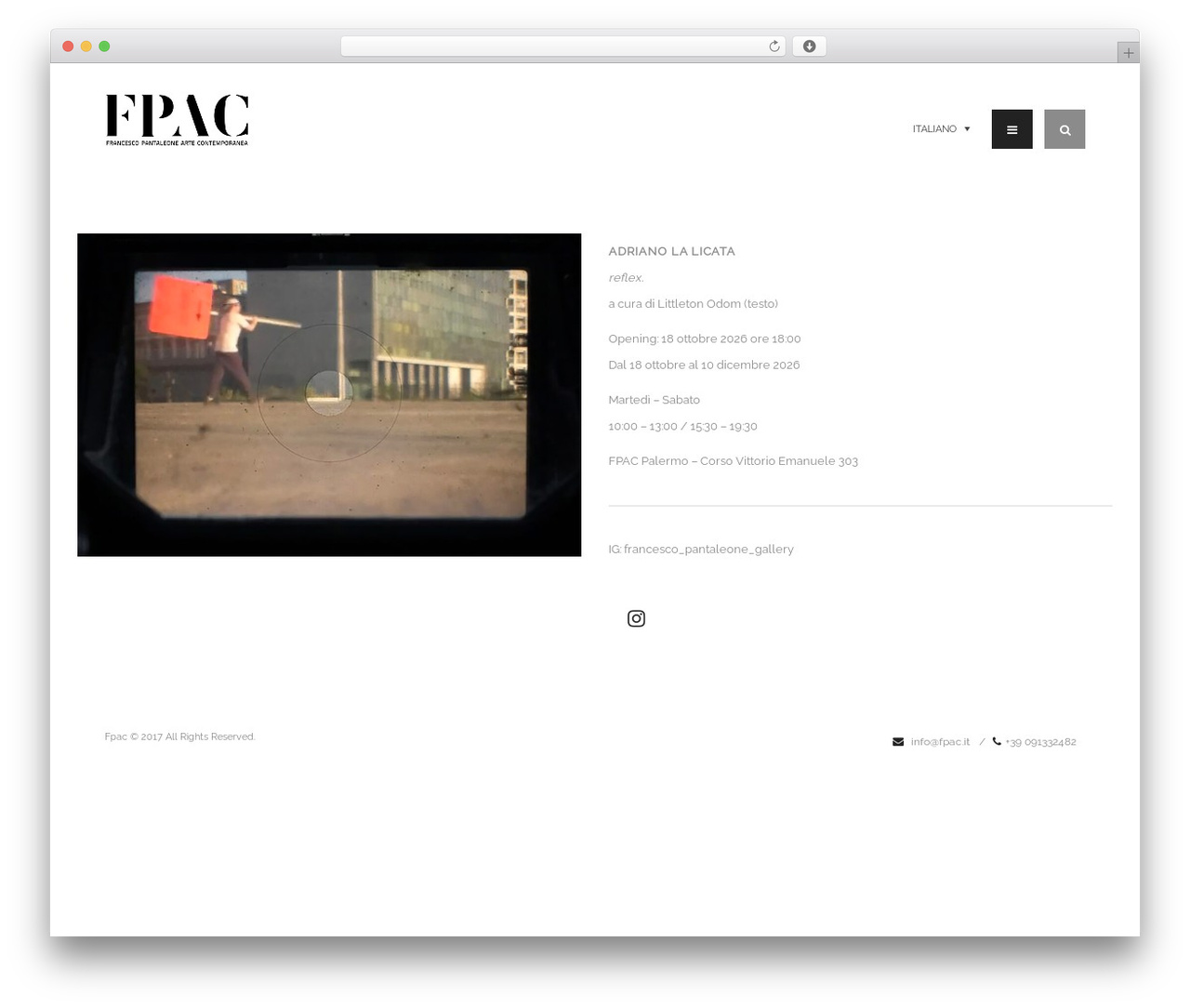 Throne WordPress theme design - fpac.it
