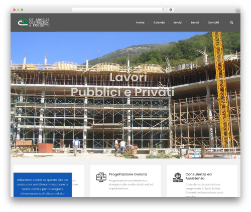 UnfinityPlus premium WordPress theme - deangeliscostruzioni.it