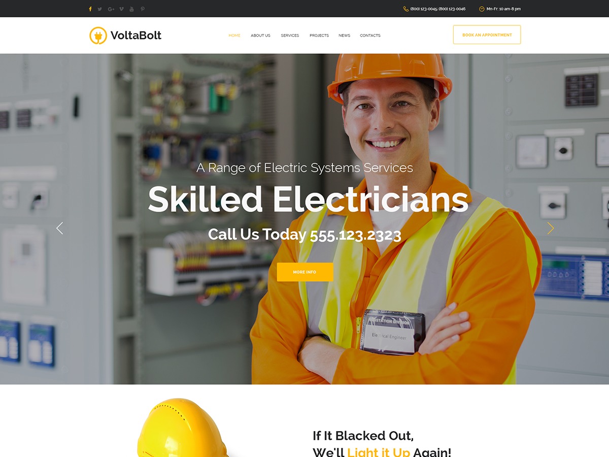 Voltabolt WordPress theme Voltabolt WordPress theme
