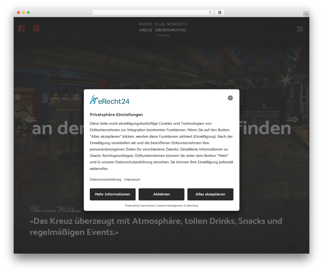 Weisber theme WordPress - kreuz-obermarchtal.de