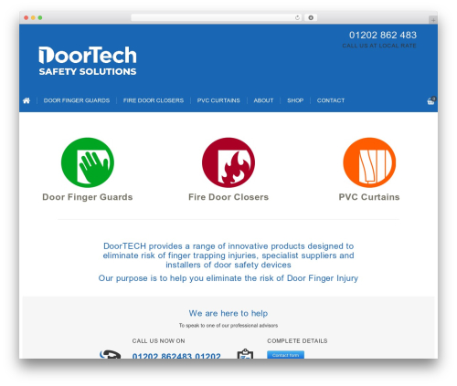 WordPress theme cherry - doortech.co.uk