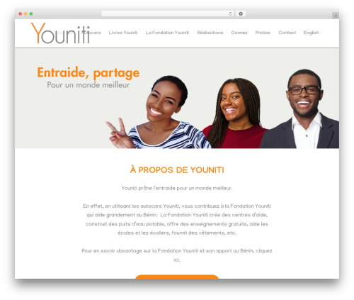 WordPress theme Child-theme - youniti.org