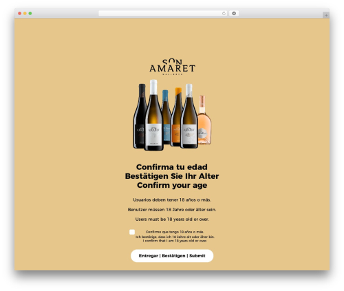 Age checker WordPress plugin - son-amaret.com