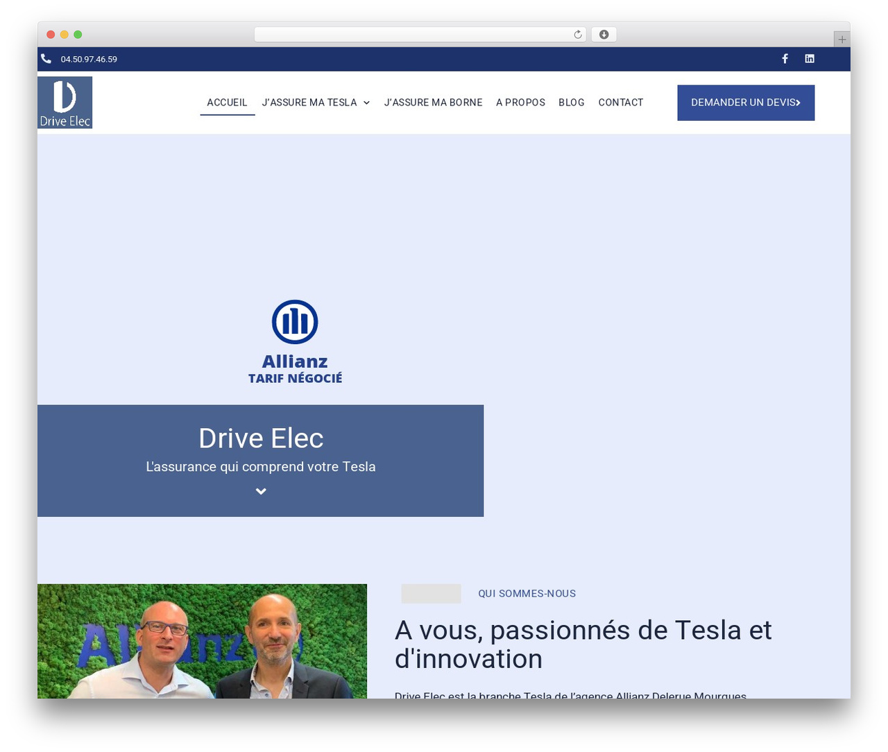 WordPress theme OceanWP - drive-elec.com