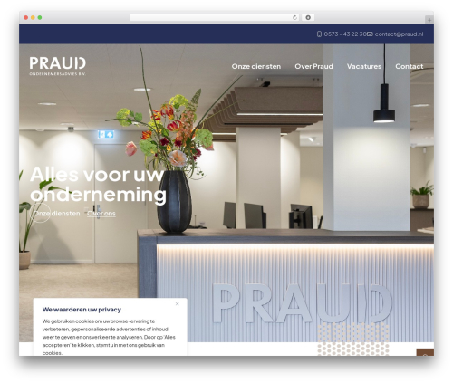 WordPress theme Sitework Wordpress - praud.nl