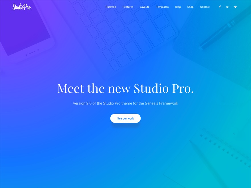 WordPress theme Studio Pro